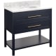 A thumbnail of the Signature Hardware 953331-36-UM-8 Midnight Navy Blue / Carrara