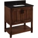 A thumbnail of the Signature Hardware 953310-30-RUMB-1 Rustic Brown / Absolute Black