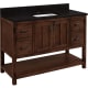 A thumbnail of the Signature Hardware 953310-48-RUMB-1 Rustic Brown / Absolute Black