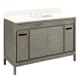 A thumbnail of the Signature Hardware 953274-48-RUMB-8 Gray Wash / Arctic White