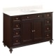 A thumbnail of the Signature Hardware 953302-48-RUMB-8 Dark Espresso / Arctic White