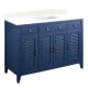 A thumbnail of the Signature Hardware 953339-48-RUMB-1 Bright Navy Blue / Feathered White