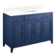 A thumbnail of the Signature Hardware 953339-48-RUMB-8 Bright Navy Blue / Feathered White