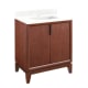A thumbnail of the Signature Hardware 937439-RUMB-1 Light Walnut / Feathered White