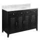 A thumbnail of the Signature Hardware 953338-48-RUMB-0 Black / Carrara Marble