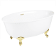 A thumbnail of the Signature Hardware 926727-59 White / Polished Brass Feet
