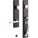 A thumbnail of the Signature Hardware 953385-KE-LH-238 Matte Black / Polished Nickel