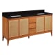 A thumbnail of the Signature Hardware 953674-72-RUMB-1 Teak / Absolute Black
