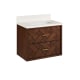 A thumbnail of the Signature Hardware 954035-24-RUMB-8 Chocolate Bark Brown / Arctic White
