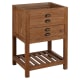 A thumbnail of the Signature Hardware 942210-8 Signature Hardware-942210-8-Vanity Cabinet Base Only at Angle