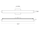 A thumbnail of the Sonneman 2431-DT 2431-DT Line Drawing