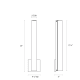 A thumbnail of the Sonneman 2442-ST Sonneman 2442-ST Line Drawing