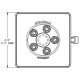 A thumbnail of the Speakman S-3018-E175 Speakman-S-3018-E175-Dimensional Diagram