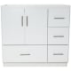 A thumbnail of the Strasser Slab-36-4-Vanity-Right Satin White