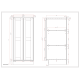 A thumbnail of the Sunny Wood SHP2454B-A Dimensions