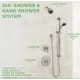 A thumbnail of the Symmons 3505-H321-V-CYL-B Dia Shower System Brushed