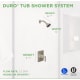 A thumbnail of the Symmons 3601 Duro Shower Dimensions