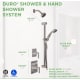 A thumbnail of the Symmons 3605-H321-V Duro Shower System Dimensions