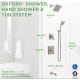 A thumbnail of the Symmons 4206 Oxford Shower System Brushed