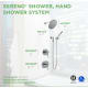 A thumbnail of the Symmons 4305 Sereno Shower System Dimensions