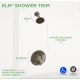 A thumbnail of the Symmons 5501-TRM Elm Shower Only Dimensions