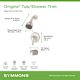 A thumbnail of the Symmons 9602-PLR-1.5-TRM Alternate Image