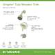 A thumbnail of the Symmons 9602-PLR-1.5-TRM Alternate Image