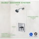 A thumbnail of the Symmons S-3601-TRM Duro Shower System Dimensions