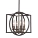 A thumbnail of the Trans Globe Lighting 11184 Brushed Nickel / Black