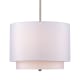 A thumbnail of the Trans Globe Lighting PND-801 Brushed Nickel / Ivory