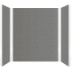 A thumbnail of the Transolid PWK603672 Dark Grey Herringbone Tile