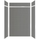 A thumbnail of the Transolid PWKX60368412 Dark Grey Herringbone Tile