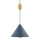 A thumbnail of the Troy Lighting F7618 Patina Brass / Slate Blue