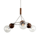 A thumbnail of the Troy Lighting F7673 Polished Stainless Steel / Natural Acacia