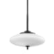 A thumbnail of the Troy Lighting F7776 Satin Black / Black Leather