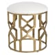 A thumbnail of the Uttermost 23579 Crisp White / Brass