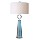 A thumbnail of the Uttermost 27698-1 Blue Glass with Polished Nickel