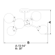 A thumbnail of the Vaxcel Lighting C0132 Line Drawing