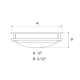 A thumbnail of the Vaxcel Lighting C0152 Line Drawing