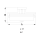 A thumbnail of the Vaxcel Lighting C0170 Line Drawing