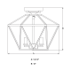 A thumbnail of the Vaxcel Lighting C0174 Line Drawing