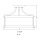 A thumbnail of the Vaxcel Lighting C0175 Line Drawing