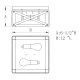 A thumbnail of the Vaxcel Lighting C0226 Line Drawing