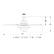 A thumbnail of the Vaxcel Lighting Charleston 56 Line Drawing