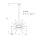 A thumbnail of the Vaxcel Lighting P0237 Line Drawing