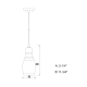 A thumbnail of the Vaxcel Lighting P0247 Line Drawing