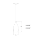 A thumbnail of the Vaxcel Lighting P0277 Line Drawing