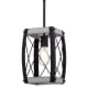 A thumbnail of the Vaxcel Lighting P0354 Textured Black / White Ash