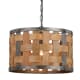 A thumbnail of the Vaxcel Lighting P0363 Vintage Steel / Distressed Wood