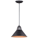A thumbnail of the Vaxcel Lighting T0349 Outer Aged Iron with Inner Light Gold